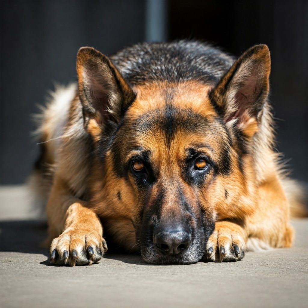 Cardiomiopatia dilatativa cane: letargia e stanchezza nel Pastore Tedesco