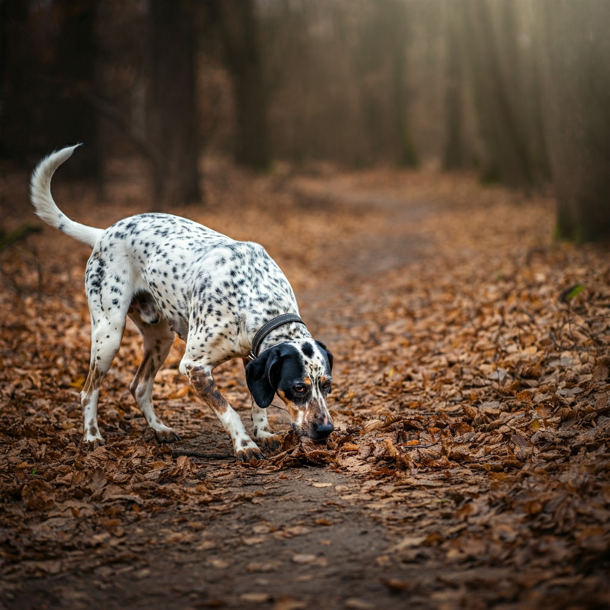 Criptococcosi nel cane: attenzione quando annusa il terreno o le foglie nel bosco.