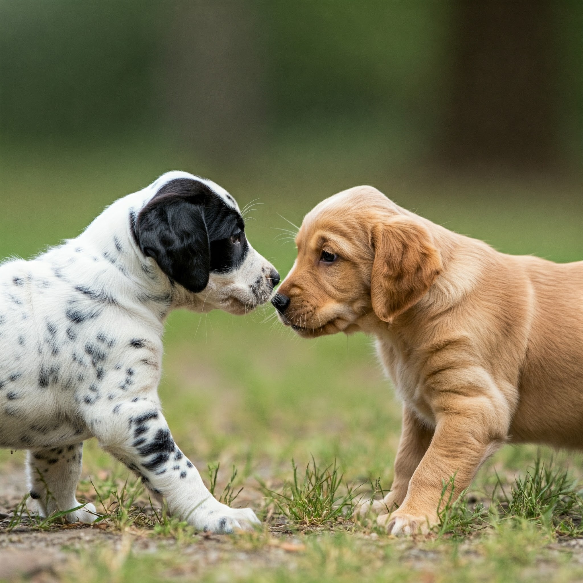 Socializzazione cuccioli: l'importanza degli incontri con altri cani.