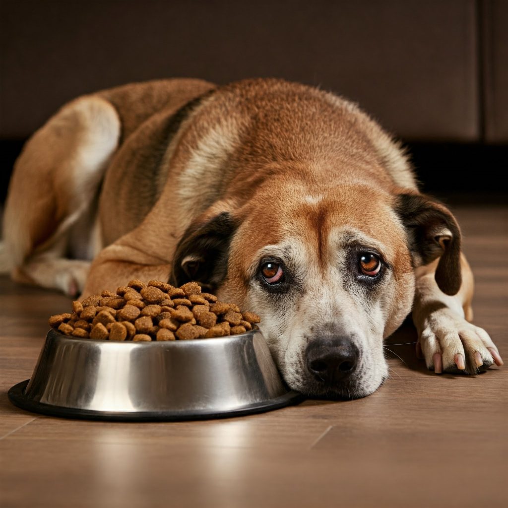 Insufficienza cardiaca congestizia nel cane: perdita di appetito