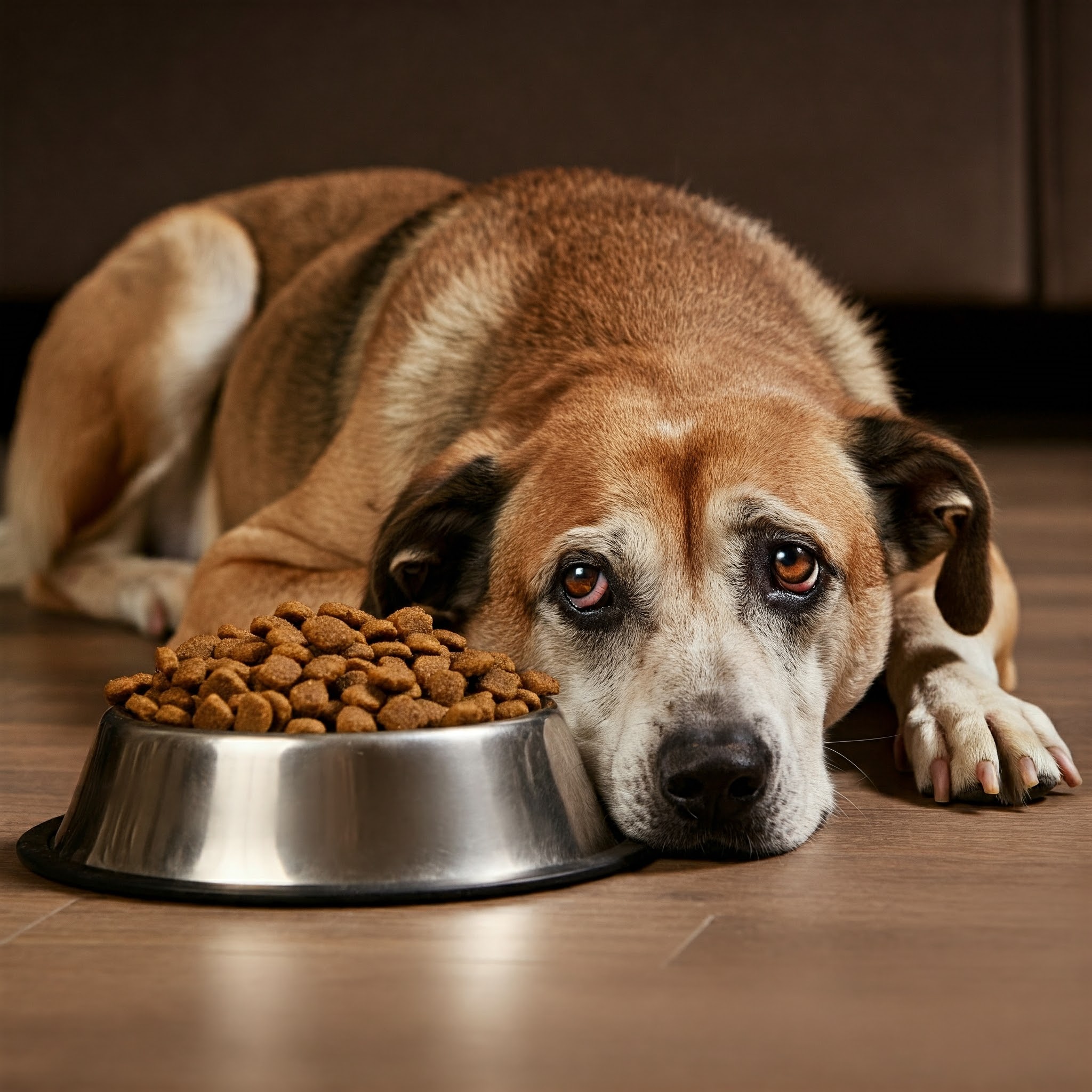 Insufficienza cardiaca congestizia nel cane: perdita di appetito