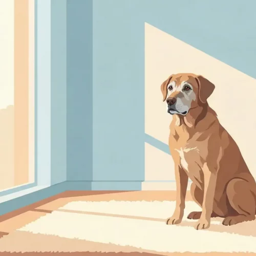 cane-anziano-silenzio-senescenza-benessere